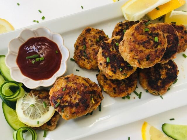 Asian Pork Rissoles with Ginger, Garlic and Soy