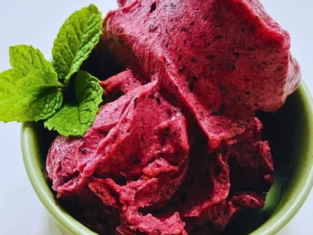 Blueberry Sorbet