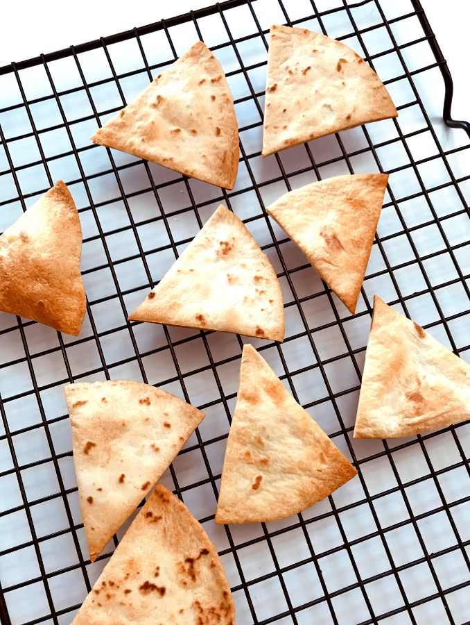 Air Fryer Tortilla Chips (in 10 minutes!) - Choosing Chia