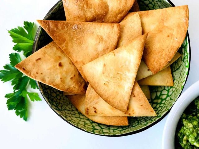 Crunchy Air Fryer Tortilla Chips