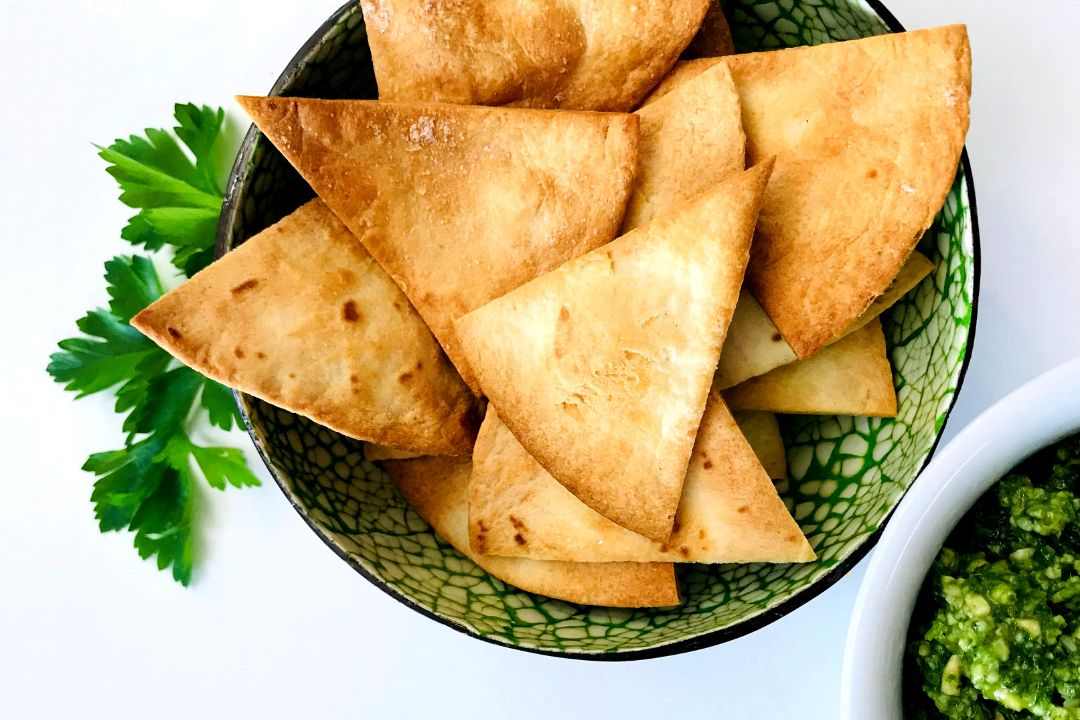 Crunchy Air Fryer Tortilla Chips