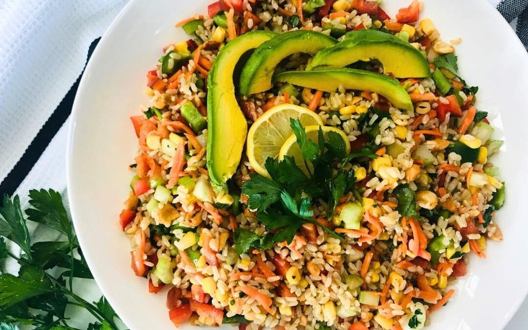 Easy Healthy Brown Rice Salad