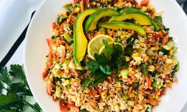 Easy Healthy Brown Rice Salad