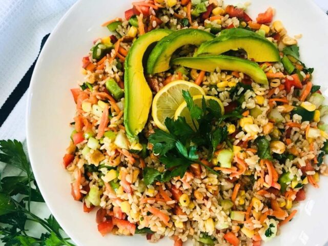 Easy Healthy Brown Rice Salad