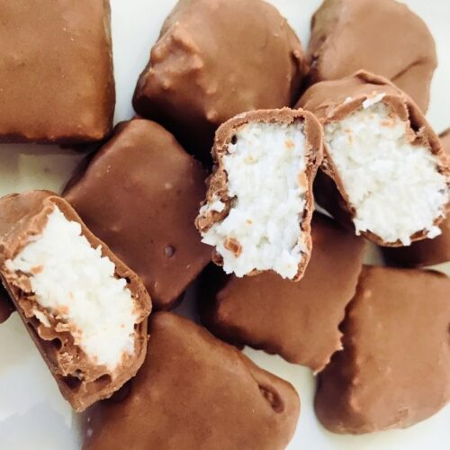 Easy No Bake Coconut Chocolate Bars