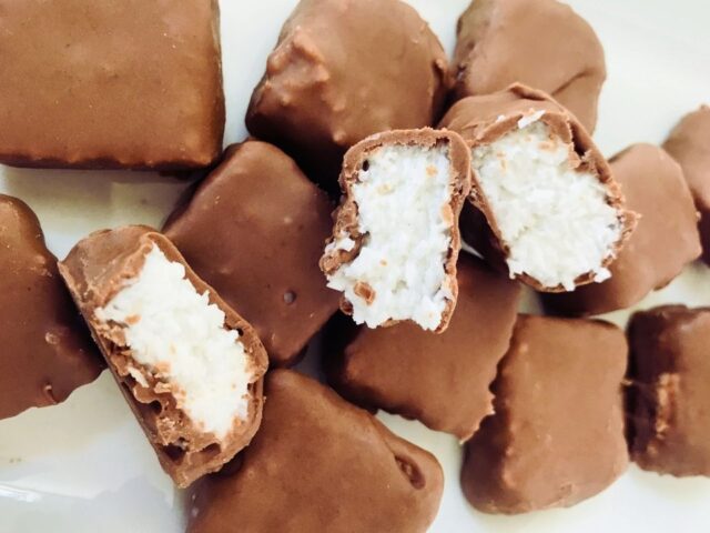 Easy No Bake Coconut Chocolate Bars