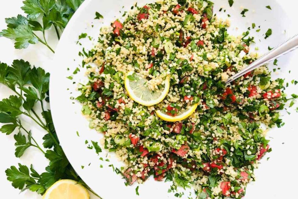 Easy Quinoa Tabbouleh Salad | Lifestyle Changes One Bite At A Time