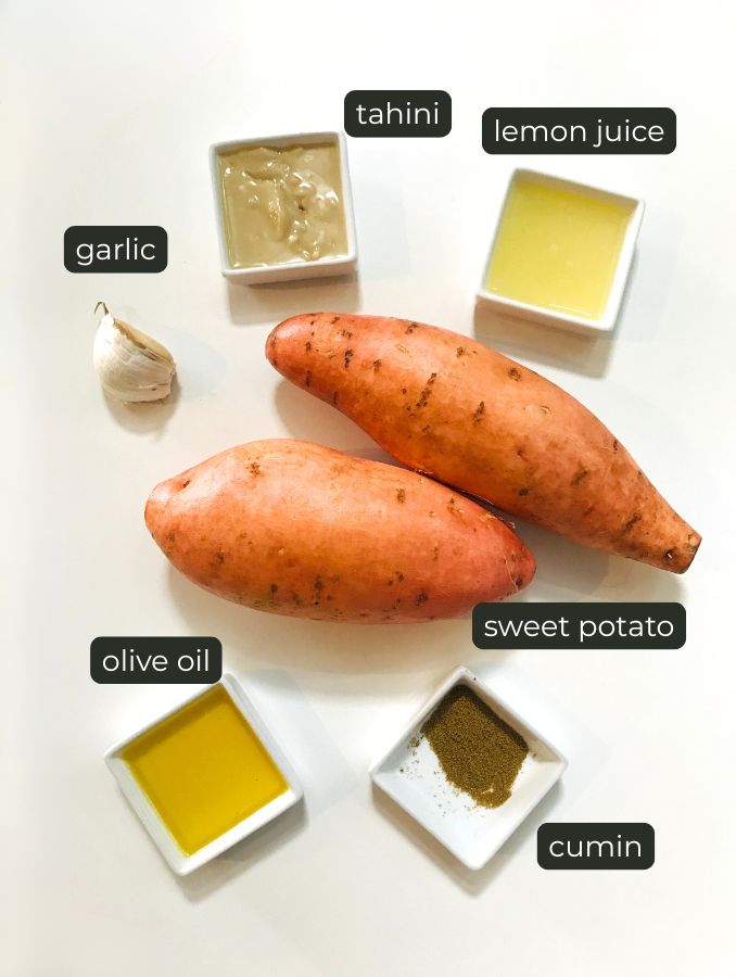 Easy Roasted Sweet Potato Hummus - No Chickpeas 16