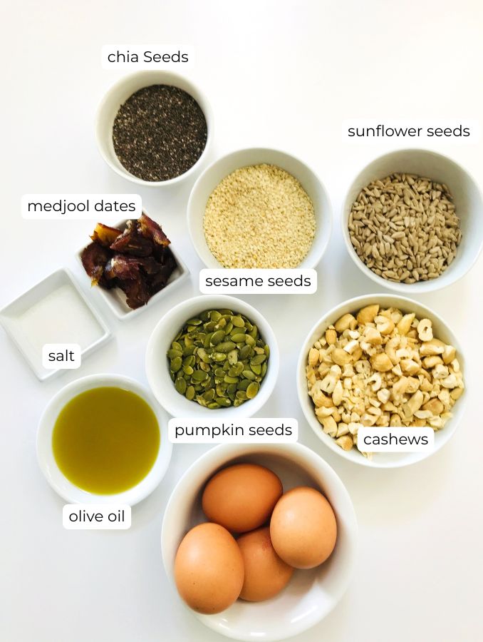 Easy Seed Bread Recipe Ingredients