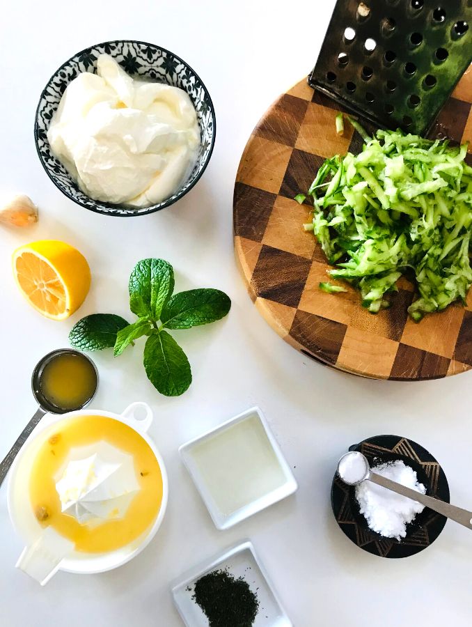 Easy Tzatziki Recipe Ingredients