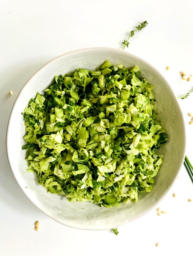 Green Goddess Salad Recipe and dressing