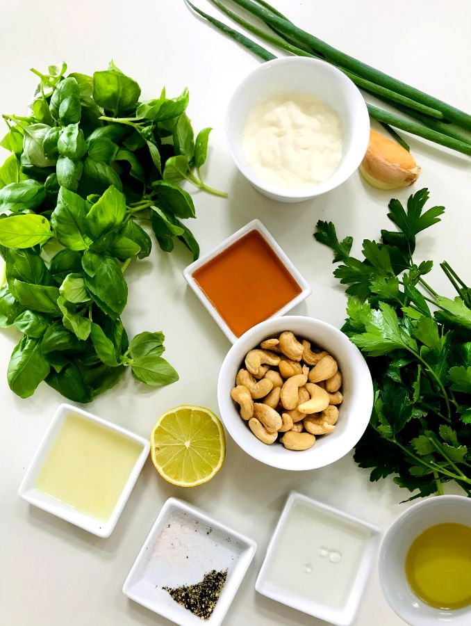 Green Goddess Salad Recipe ingredients