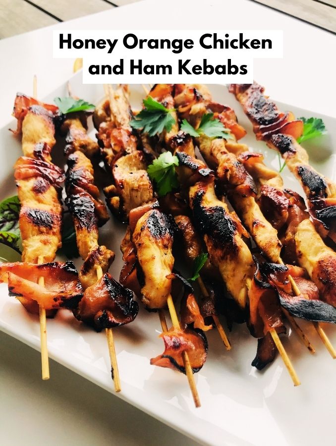 Honey Orange Chicken and Ham Kebabs (4)