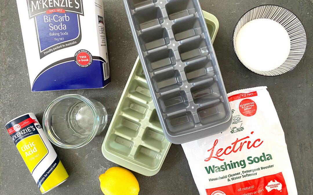 Natural Homemade DIY Dishwasher Tablets Recipe