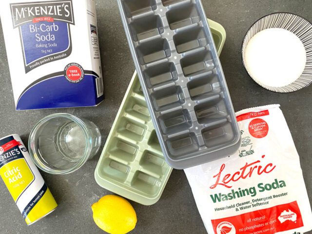 Natural Homemade DIY Dishwasher Tablets Recipe