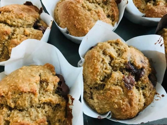 One Bowl Banana Muffins