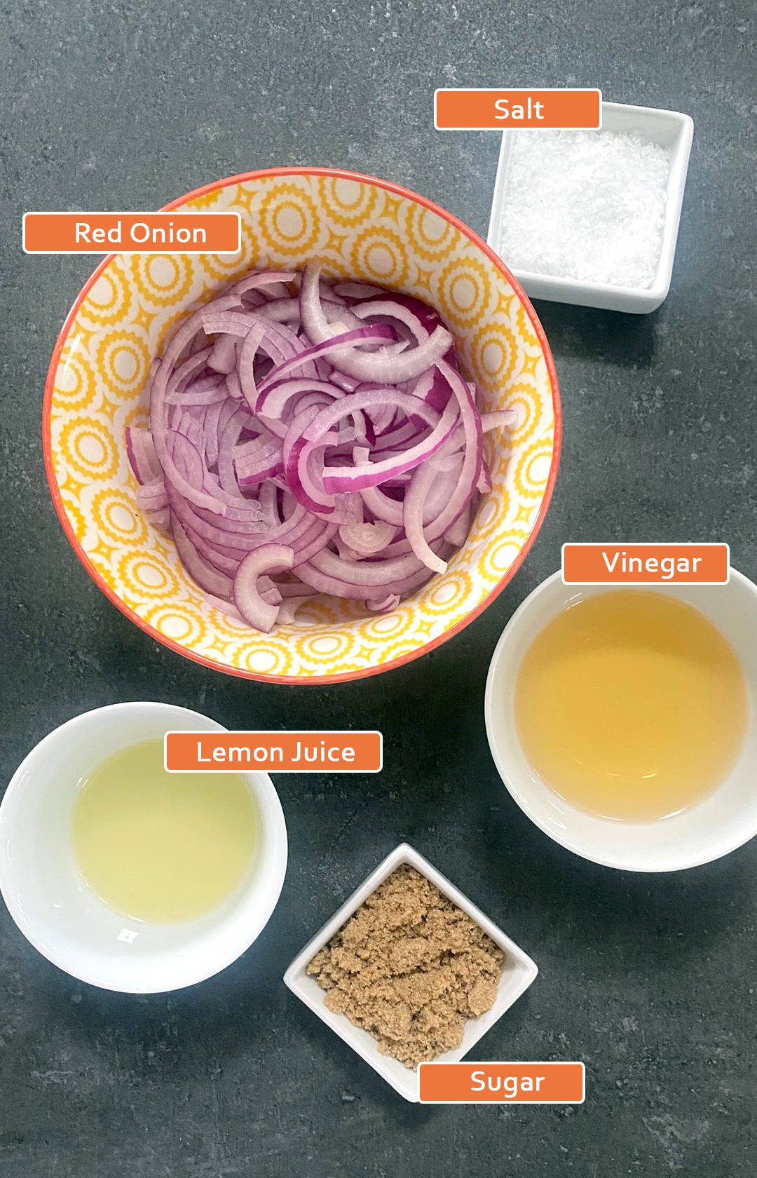 ingredients for re onion pickle