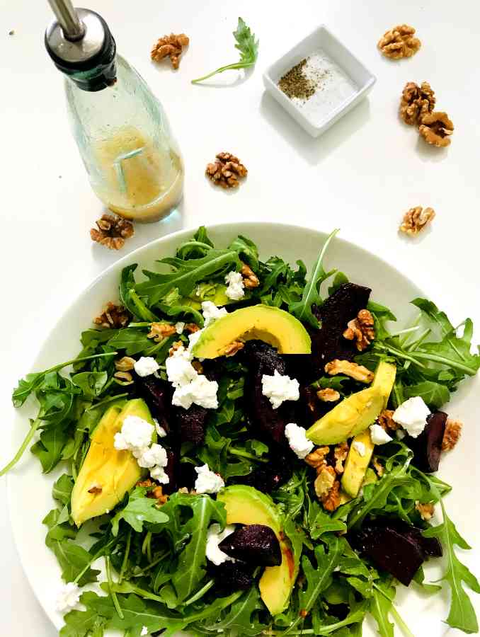 Roasted Beetroot and Goat Cheese Salad (6)