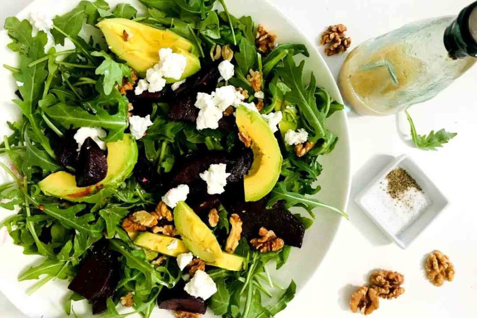 Roasted Beetroot and Goat Cheese Salad Lifestyle Changes One Bite At