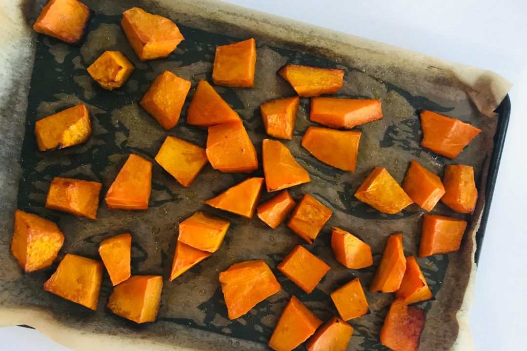 Roasted Pumpkin Rocket and Feta Salad 1