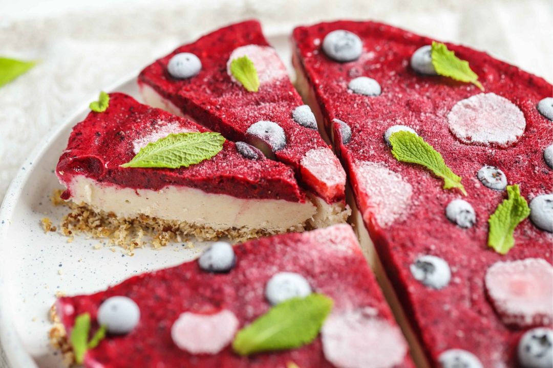 Vegan Lemon and Berry Cheesecake (1)