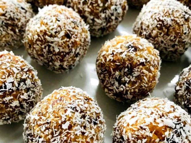 Apricot and Date Balls