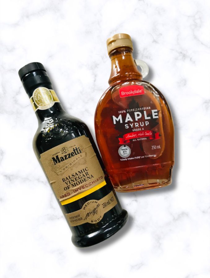 balsamic and maple syrup for dressings