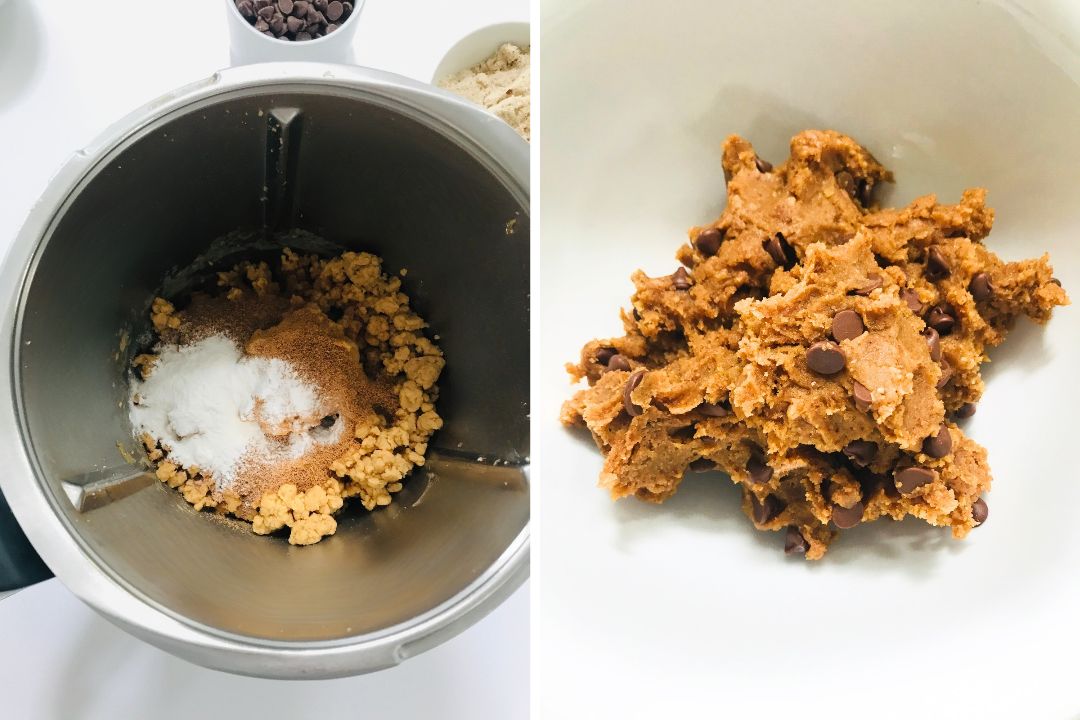 Fudgy Chocolate Chip Chickpea Cookies with Almond Meal 2