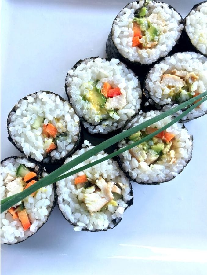 Teriyaki Chicken Nori Rolls | Lifestyle Changes One Bite At A Time