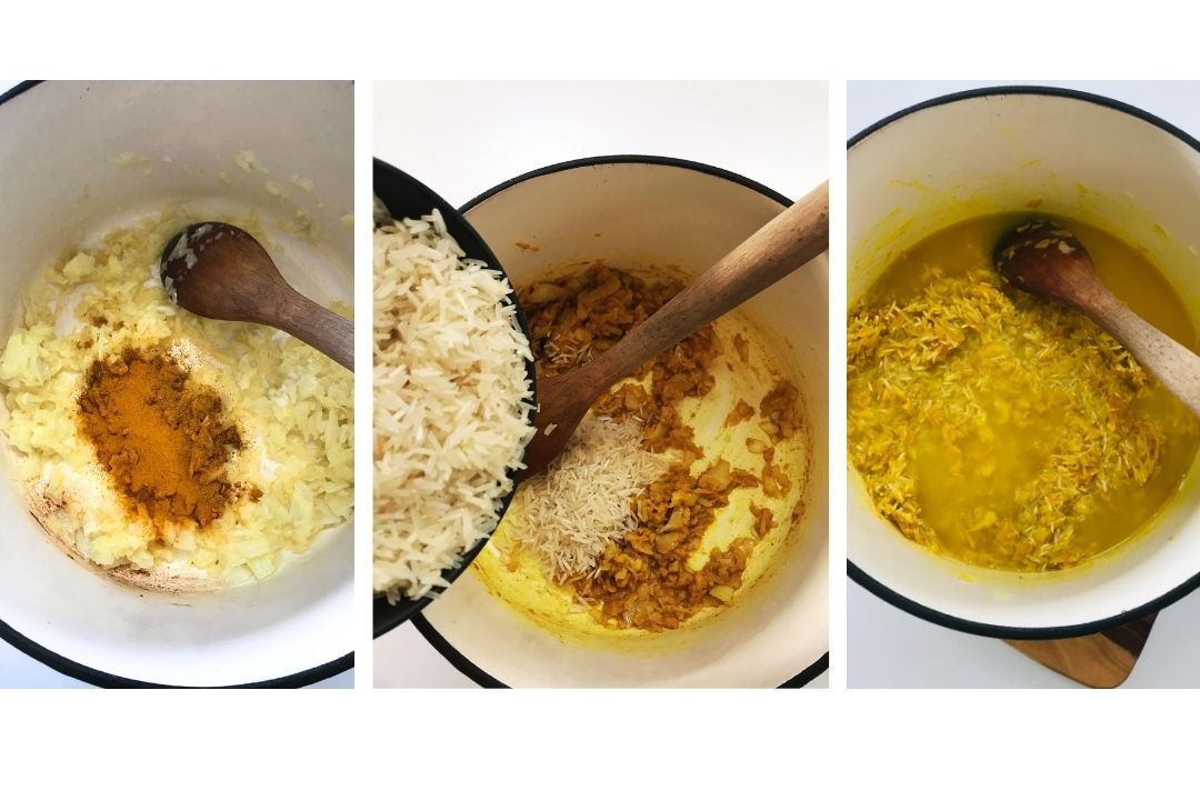 Easy Roasted Cauliflower Biryani with Green Beans 21