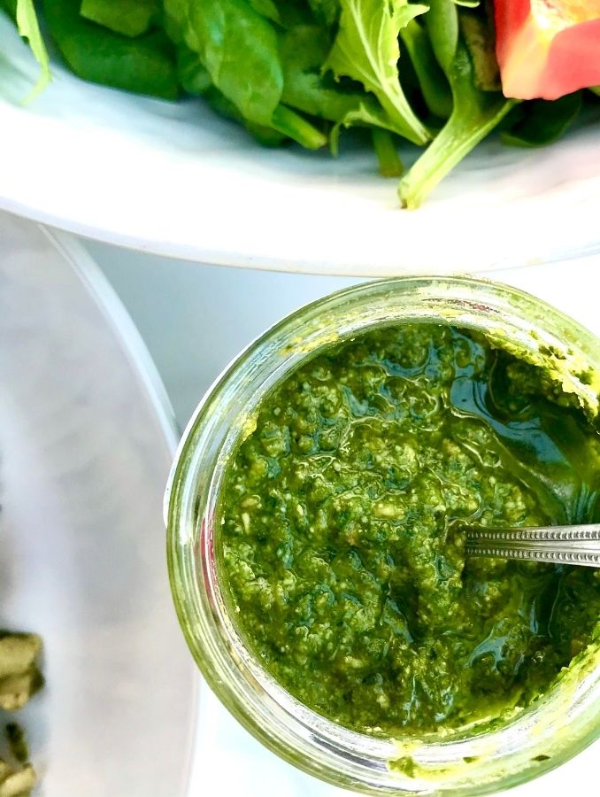 easy basil pesto