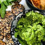 image of my easy cashew and basil dip