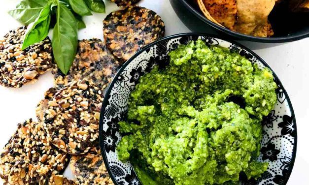 Easy Cashew and Basil Dip