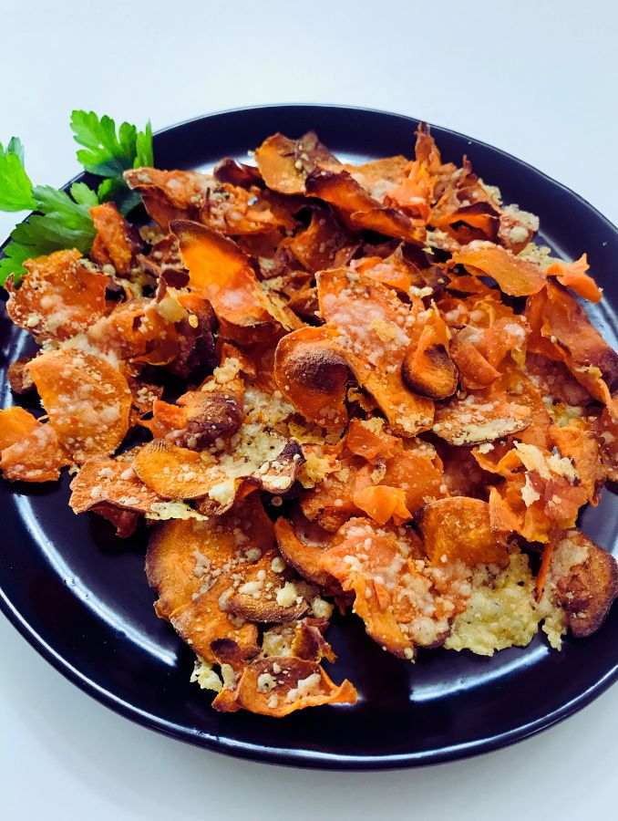 easy sweet potato and parmesan chips (1)