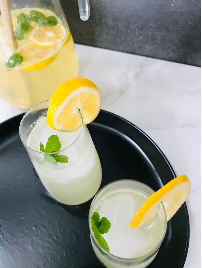 homemade sugar free lemonade 