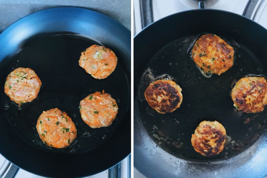how to cook Asian Pork rissoles with ginger garlic and soy