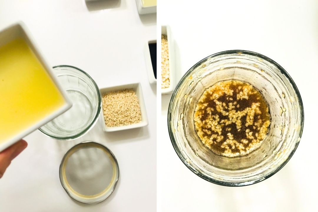 how to make asian chicken salad dressing