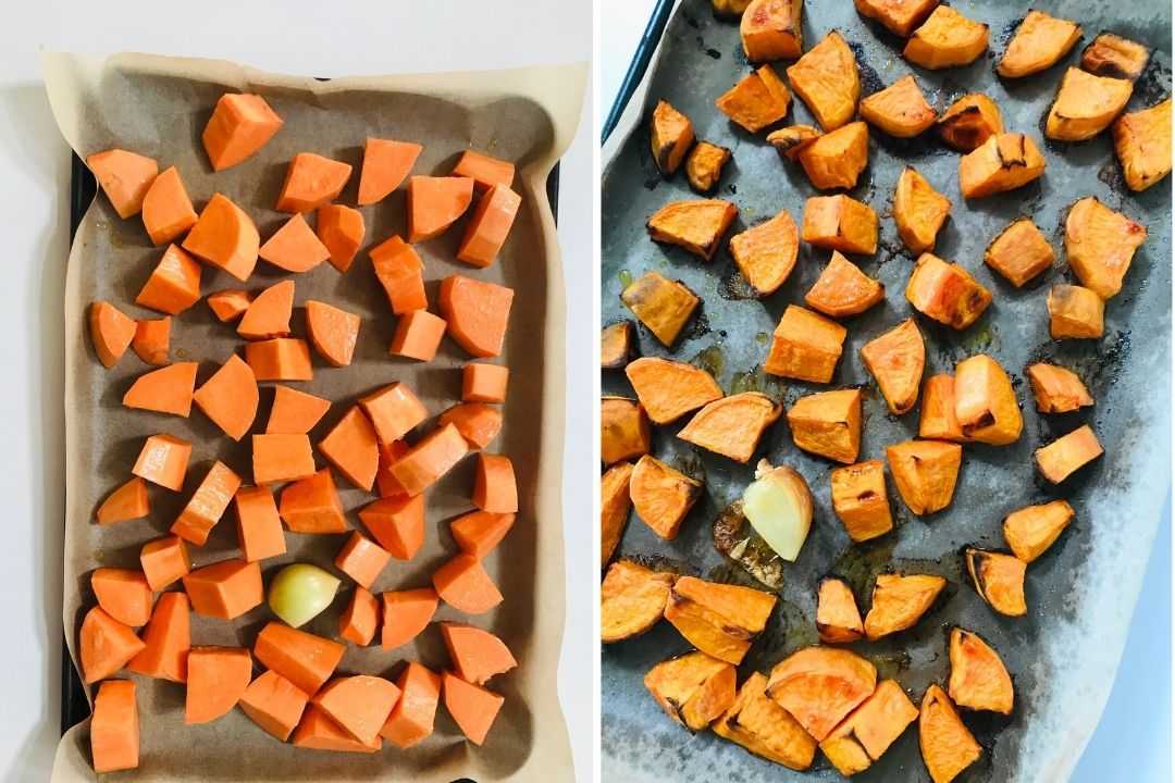 Easy Roasted Sweet Potato Hummus - No Chickpeas 18