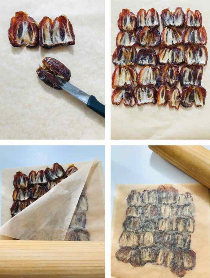 how to make date bark step by step (1)