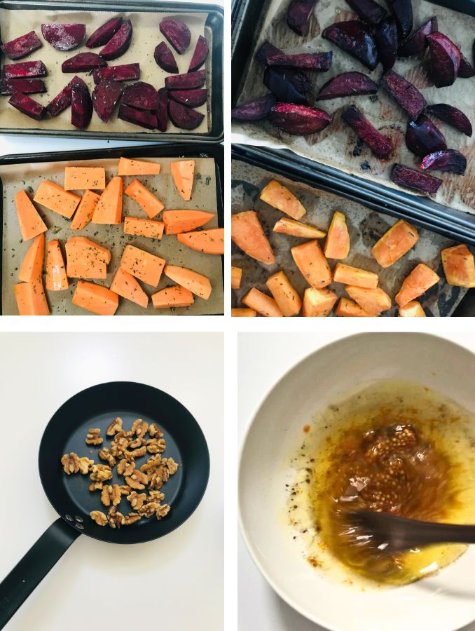 Roasted Beetroot and Sweet Potato Salad with Orange Vinaigrette 3