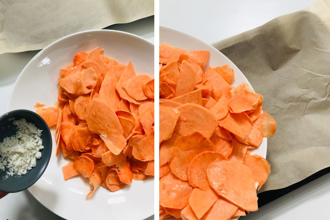 how to prepare Sweet Potato Chips (2)