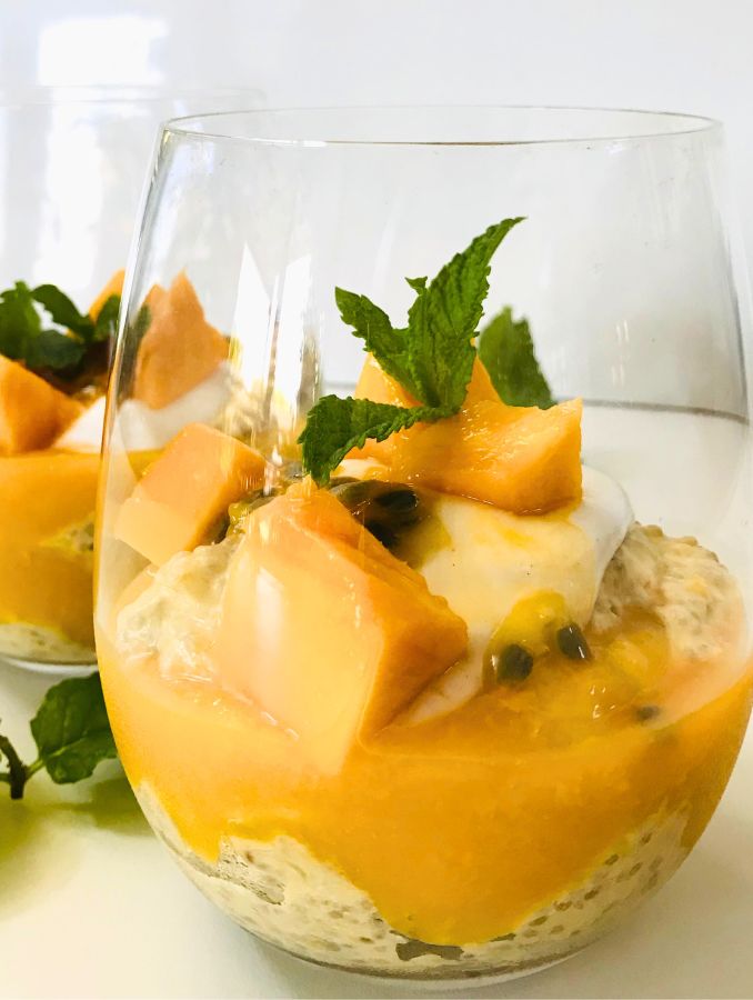 Mango Passion Fruit Chia Pudding 1