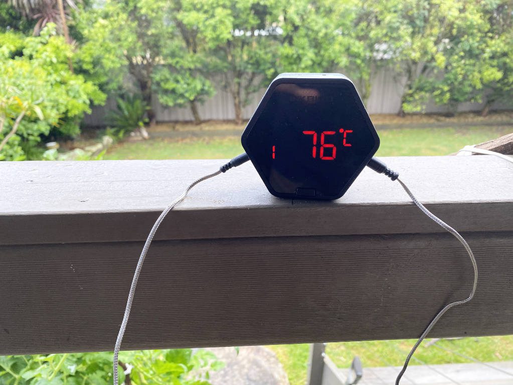 monitoring the temperature using a bluetooth thermometer
