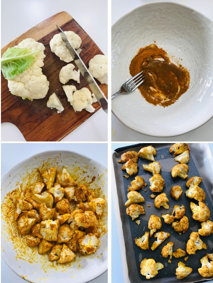 Easy Roasted Cauliflower Biryani with Green Beans 19