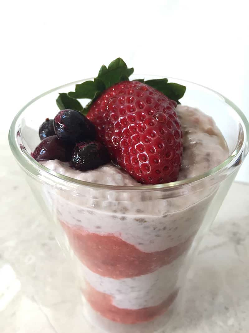 strawberry-chia-pudding