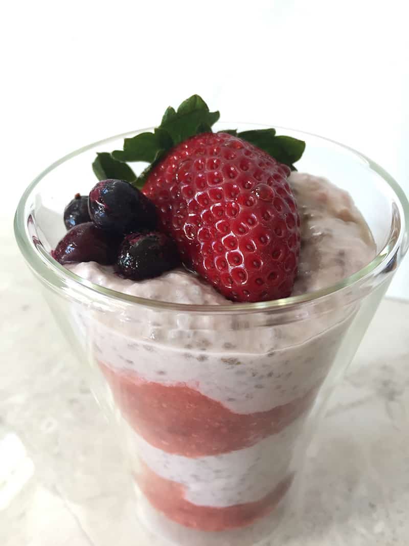 Strawberry Chia Seed Puddings | Lifestyle Changes One Bite At A Time