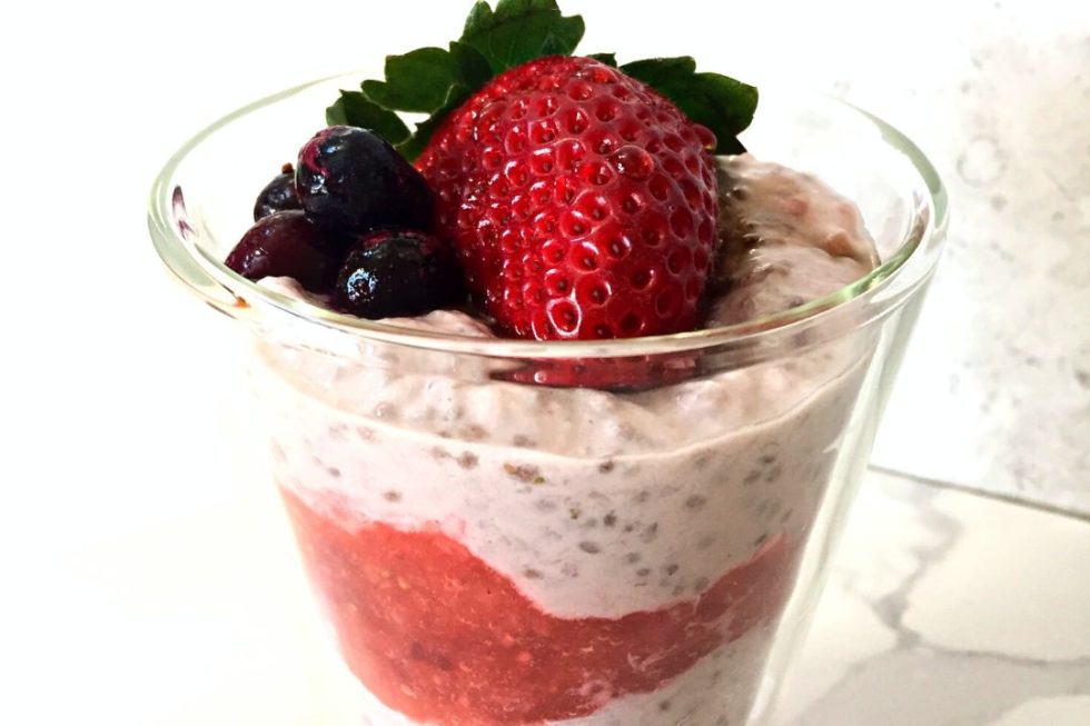 Strawberry Chia Seed Puddings | Lifestyle Changes One Bite At A Time